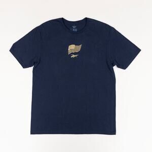 Reebok Men Medal State of Mind Graphic Regular-Fit T-Shirt Navy Size M